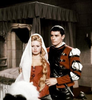 Alain Delon a Brigite Bardot
