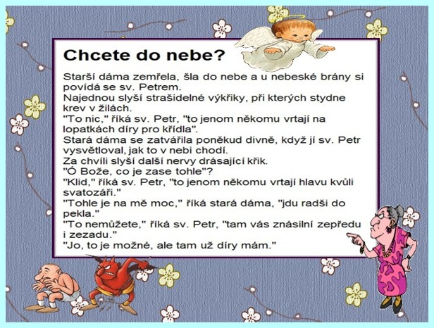 Nebe - vtip