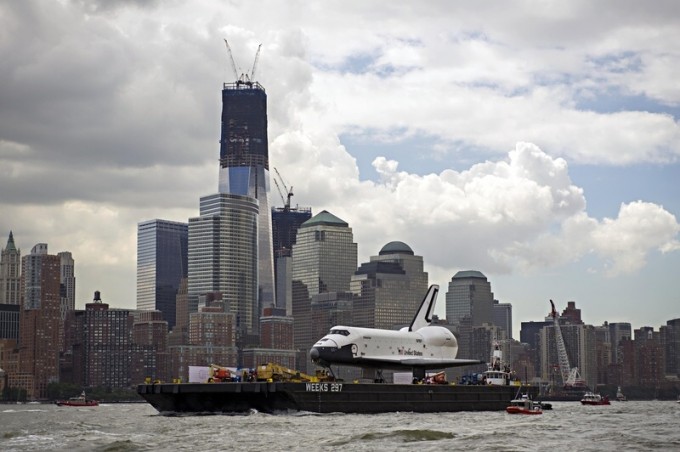 Peprava raketoplnu - New Yor