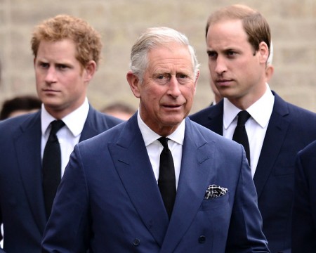 Princ Charles se syny